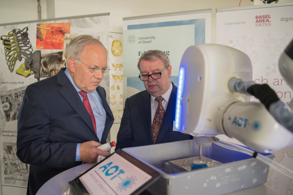 Bundesrat Johann Schneider-Ammann am Biotech and Digitization Day